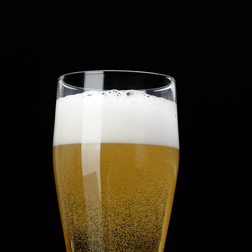 家用绿松石啤酒杯水晶玻璃杯透明大号扎啤K杯酒吧喝水杯泡茶杯加