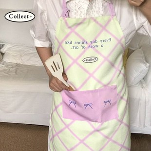 艺术收藏夹 围裙厨房家s用复古文艺工作裙头巾咖啡店花艺画室服夏