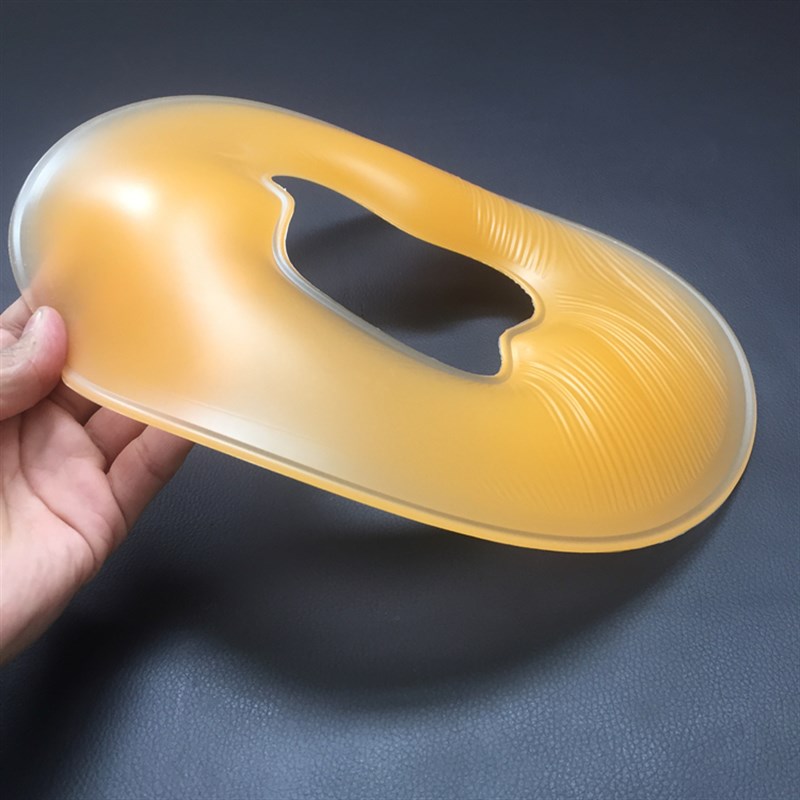 美容院硅胶趴枕 美体按摩院乳胶枕床罩洞口垫脸面V枕圆型俯枕包邮