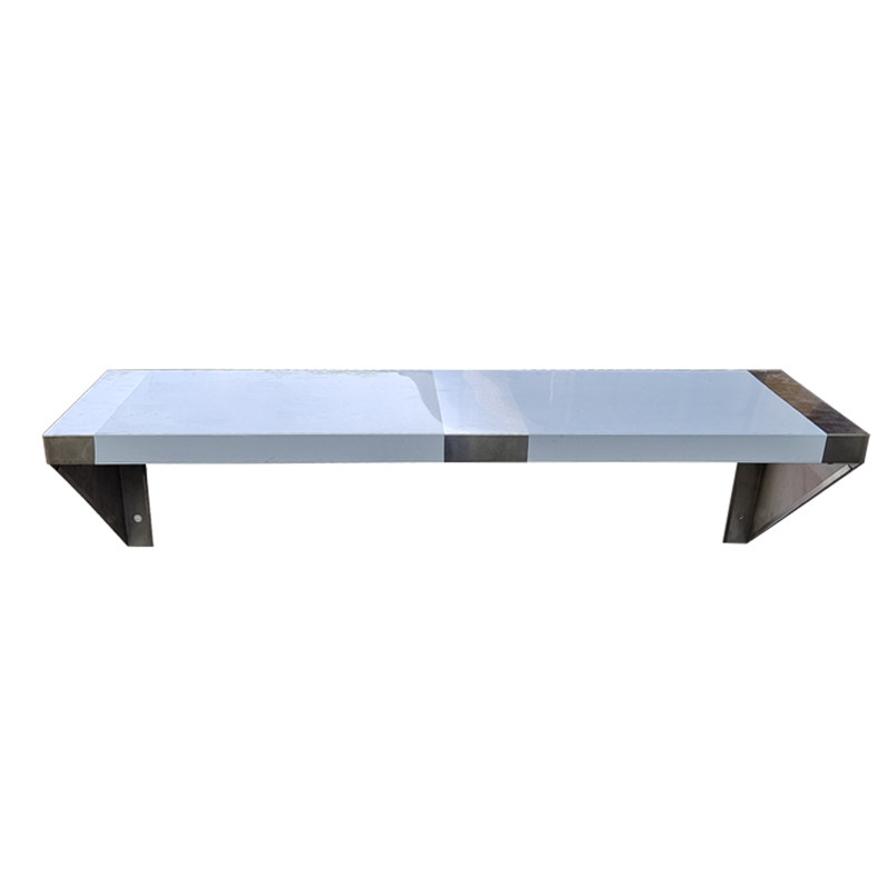 商用厨房三层挂墙不锈钢吊架双层壁D挂式收纳置物单层架饭店上墙