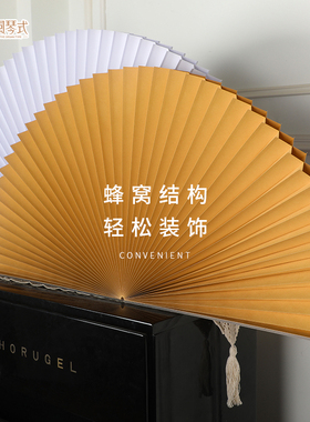 风琴式纸扇中国风复古工艺品摄影扇子橱窗装饰拍T摄创意摆件展示