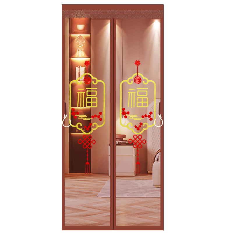 新款防蚊门帘金刚网魔术贴蚊账纱窗D纱门家用夏季磁性隔断自粘防