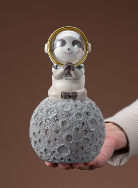 创意太空航天员轻奢小摆件v桌面客厅电视柜儿童房家居装饰摆设礼