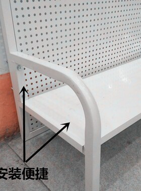 落地洞洞板货架靠墙精p品饰品挂货展示架超市货架挂钩千孔板圆孔