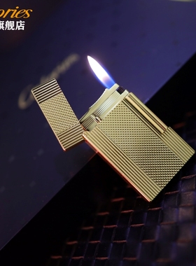 calories朗声充气打火机黄铜侧滑巴黎丁轻奢高颜值送朋友火机礼物