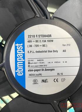 议价EBM风机 2218 F/2TDH40R