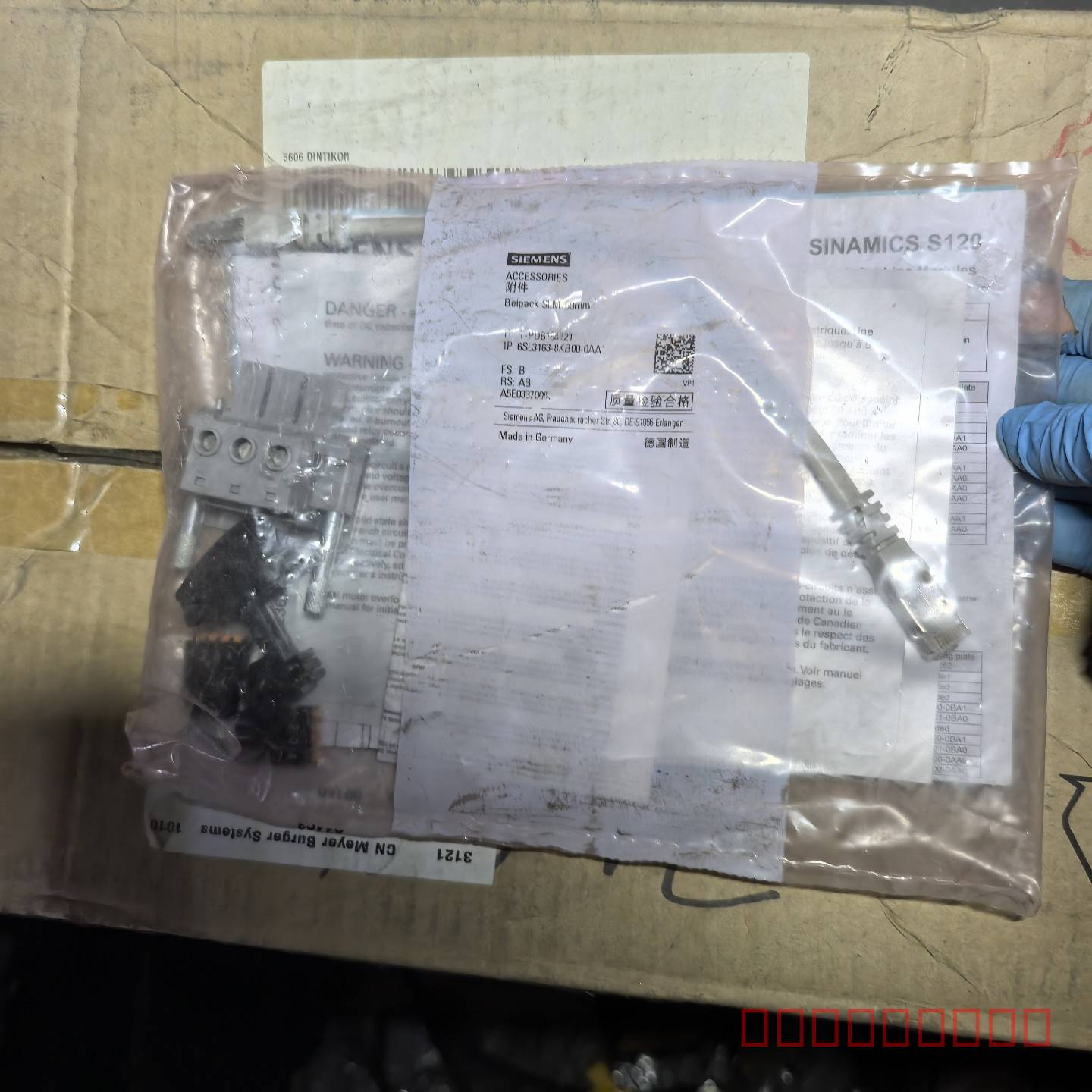 议价西门子 6SL3163-8KB00-0AA1 SLM 50mm 端子套件