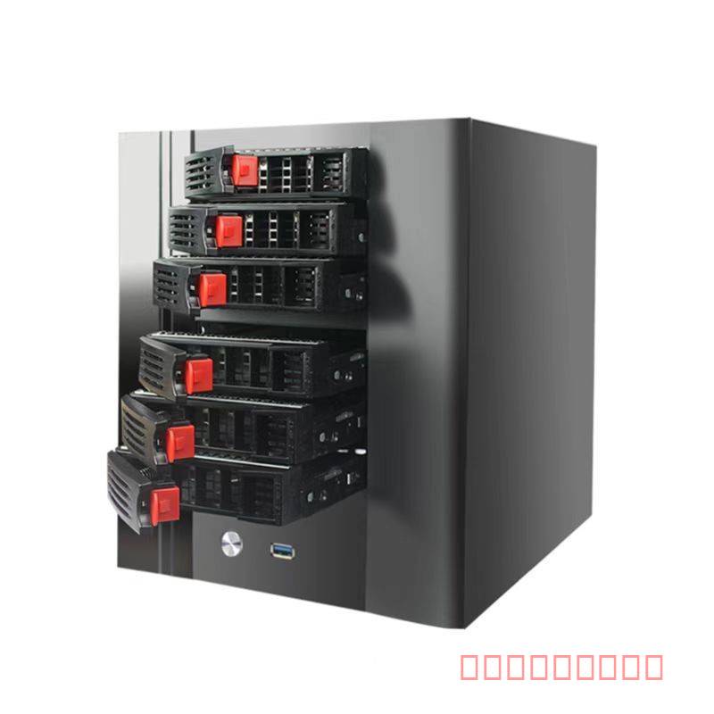 议价nas6盘位机箱+B365itx主板+航嘉1u额定150W电源3件套