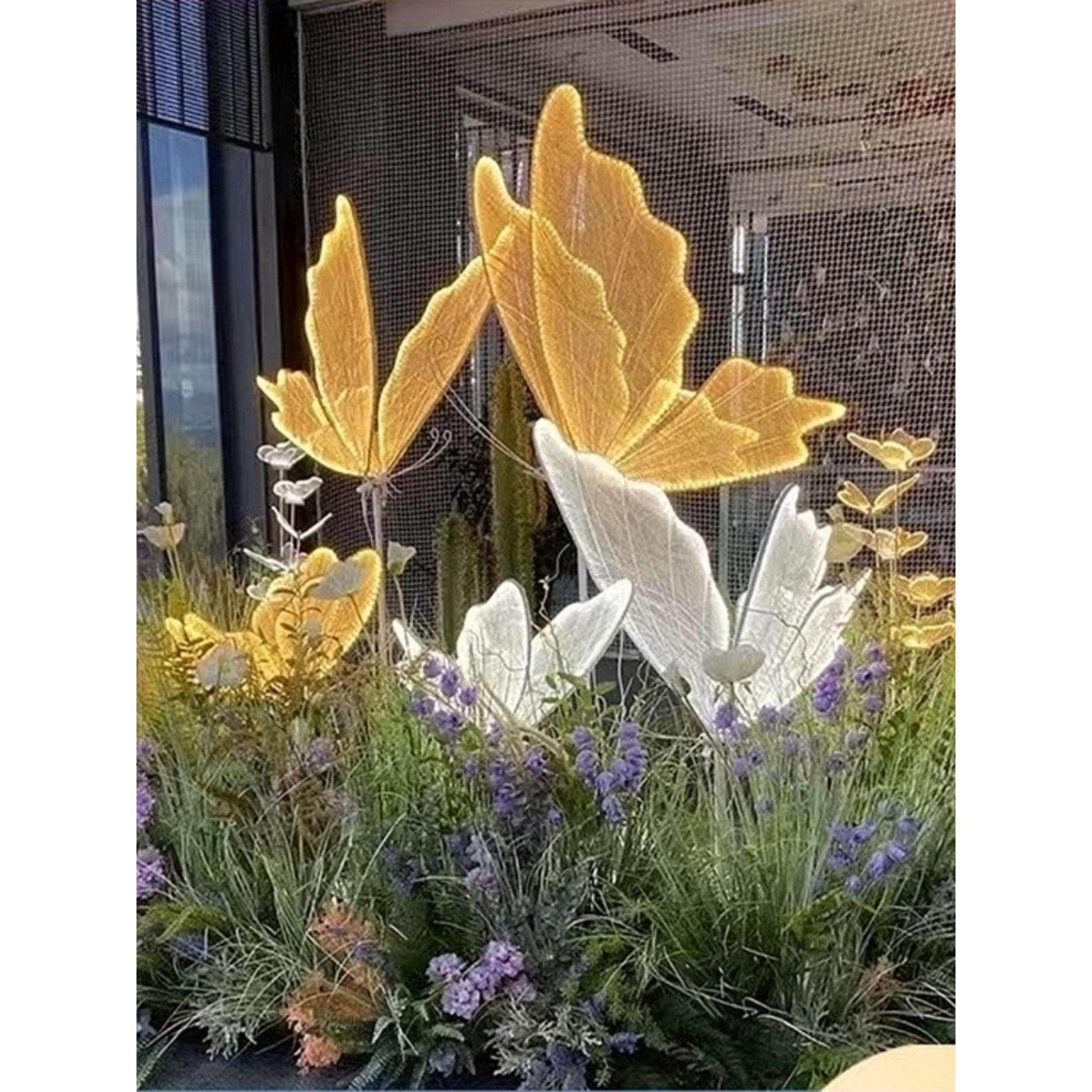 婚庆道具发光蝴蝶翅膀挂件吊顶装饰婚礼舞台吊灯T台铁艺路引摆件,节庆用品/礼品,路引,淘宝优惠券,粉丝福利购,淘宝优惠卷