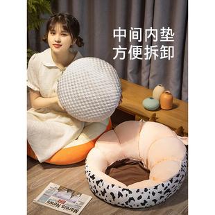 榻榻米坐垫地上团蒲懒人看书坐墩家用地板阳台屁垫飘窗台垫子 日式