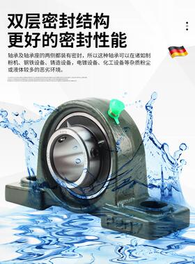 HRB重型立式带座轴承固定座大全UCP308 P309 310 312 313 314 316