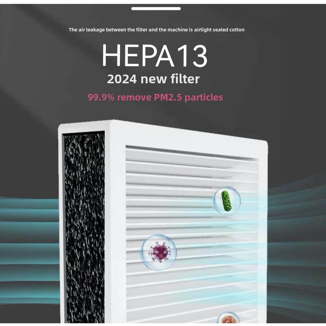 新风机家用静音空气净化花粉空调孔通风换气去甲醛除霾新风系统