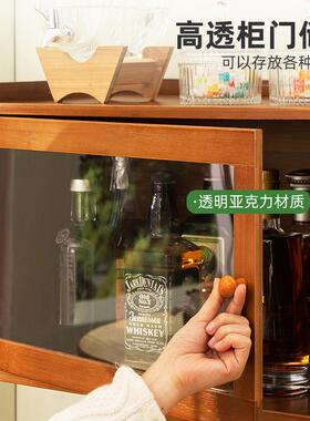 红架子酒置物WTS架家小柜酒格子吧台展示酒架放酒装饰简易实木靠