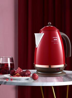 积3高GL-E11A复古壶保温颜电热水家用值烧水RKV壶04不锈钢电水壶