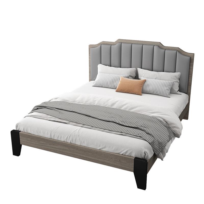 L$H实木床.5米现包代约软双人1床主卧1.8出租房家用1简.2F97S5HJ9