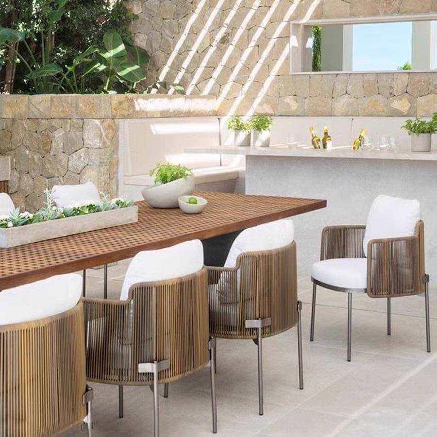 DGP外椅别墅桌庭院园柚木餐桌设计师露天户台实木长桌花室外藤编,电子元器件市场,其它元器件,淘宝优惠券,粉丝福利购,淘宝优惠卷