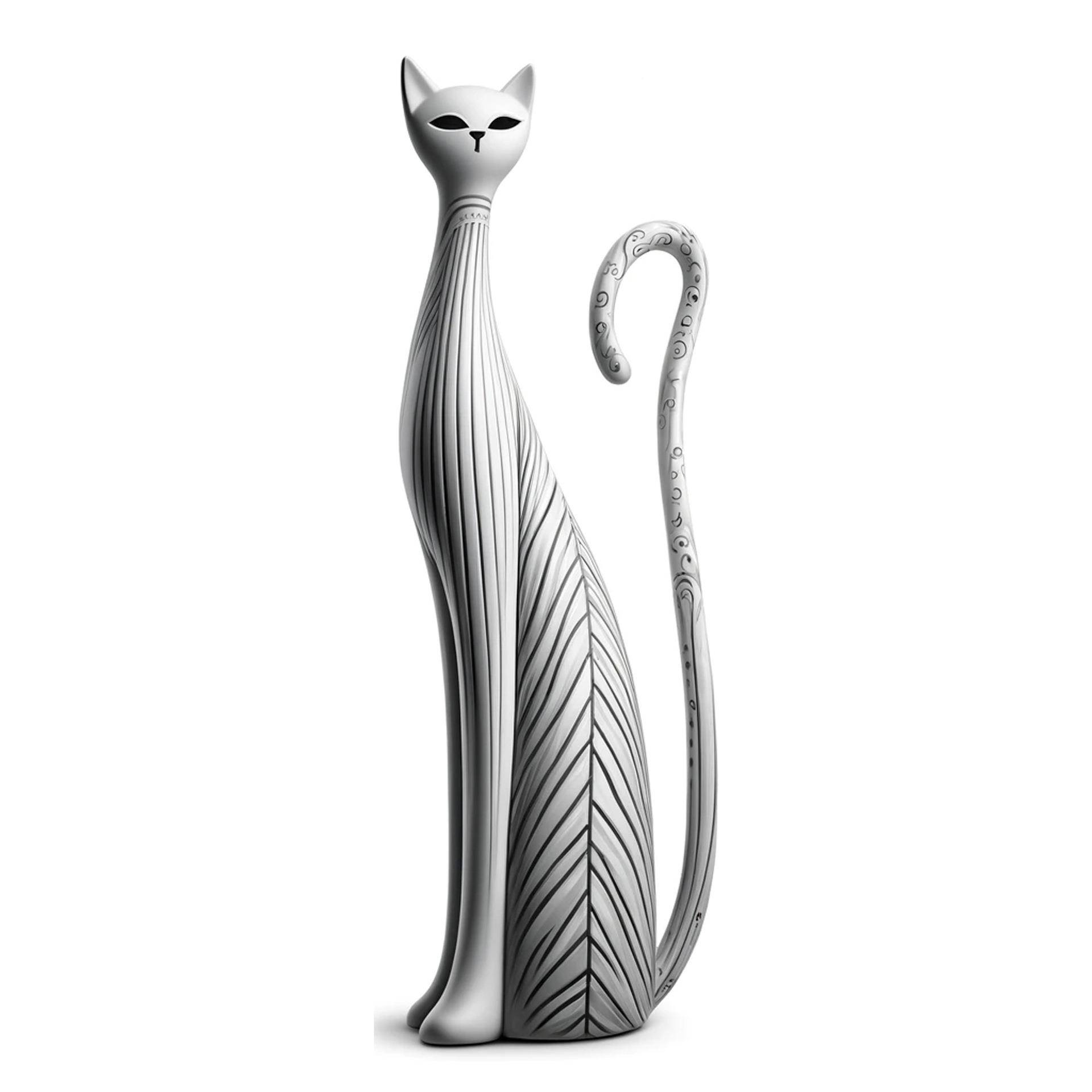 欧式创意抽象油猫卧装饰佳节脂送礼树工艺画品室桌面IBW玄关猫咪图片