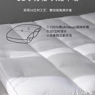 五酒床店软垫家用超软无品牌/大豆纤加维床垫褥垫厚褥子宿舍铺底