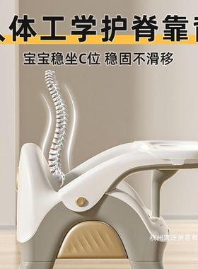 厂家直销宝多功凳桌吃饭餐椅子婴儿童椅子家用YCU能宝塑料靠背座