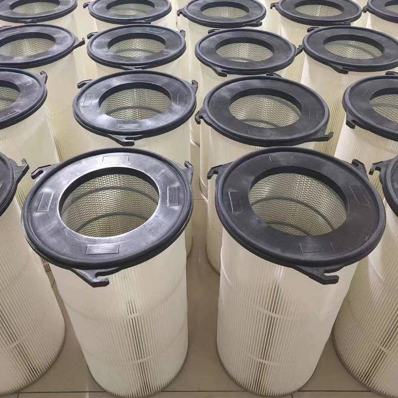 除尘滤筒滤芯螺杆式空气滤芯喷砂抛丸机除尘器静电喷涂喷塑快拆