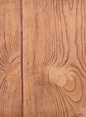 木纹压花地模具艺术印花泥复古水混具凝土模压233221印彩色坪路墙