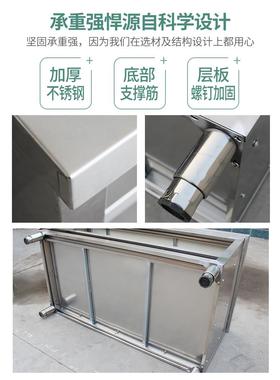 邮不锈用钢家用拉门KPF工包作厨房台桌子打荷操作台切菜商台面案