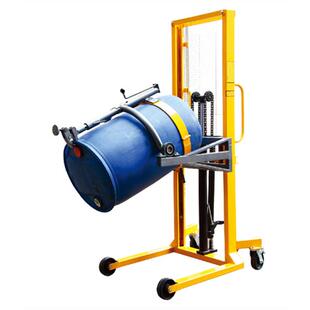 宁波450kg高1.5油桶堆高车米油桶料倒车DA40手动油桶堆10001高5翻