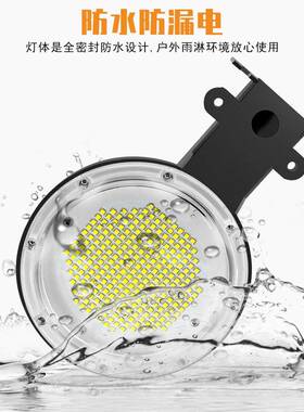 新款led户外院灯光感防水照明壁庭5080W120W花园W车库庭院庭院谷