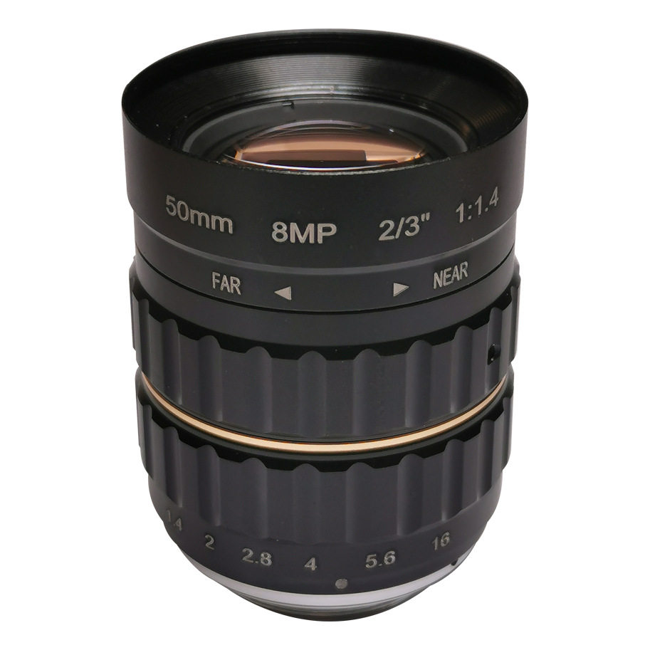 800万F1.4可变光圈工业镜头