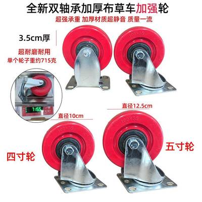 不4601锈酒店客房布草车布袋宾馆加厚静音布车推多功能草清洁钢房