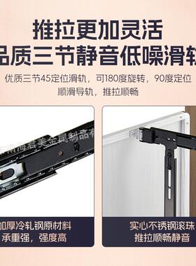 厂家供穿镜NPU试衣衣镜旋转衣柜推拉镜直全旋转90°高清镜面身镜