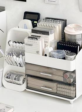 桌面纳盒抽屉架式学办公收AL101309室书桌文具大容量置物多生功能