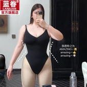 塑形衣 高弹收腹束腰提臀连体衣无痕束身吊带大码 k塑身衣同款