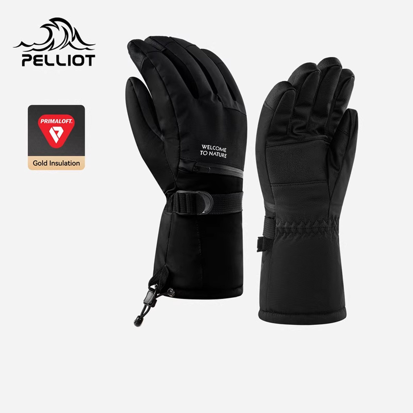 【P系列】伯希和Primaloft金标P棉滑雪手套男户外防水登山装备女