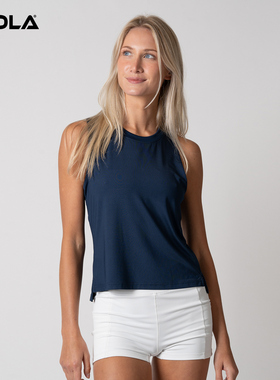 JOOLA匹克球女款球服运动无袖背心休闲户外简约比赛圆领修肩短袖