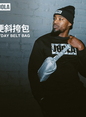 JOOLA尤拉轻便斜挎包男女士多隔层防泼水运动腰包日常实用功能包