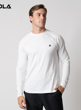 JOOLA匹克球运动长袖T恤Pickleball专业训练圆领休闲百搭上衣男生