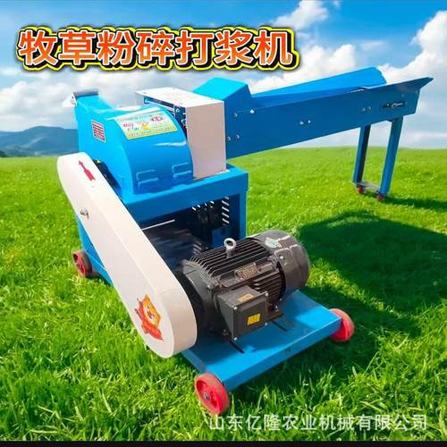 青草玉米秸秆粉碎机 蔬菜叶牧草饲料打浆机 鸡鸭猪超细草打浆机