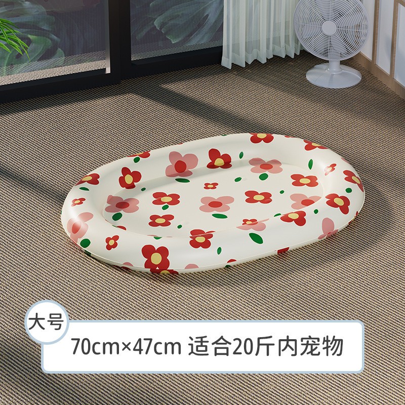 可固定猫窝笼子猫床四季通用猫咪用品夏季不粘毛防水垫子夏天