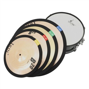 架子鼓镲片静音垫镲片消音圈14寸16寸18寸20寸哑鼓垫止音带