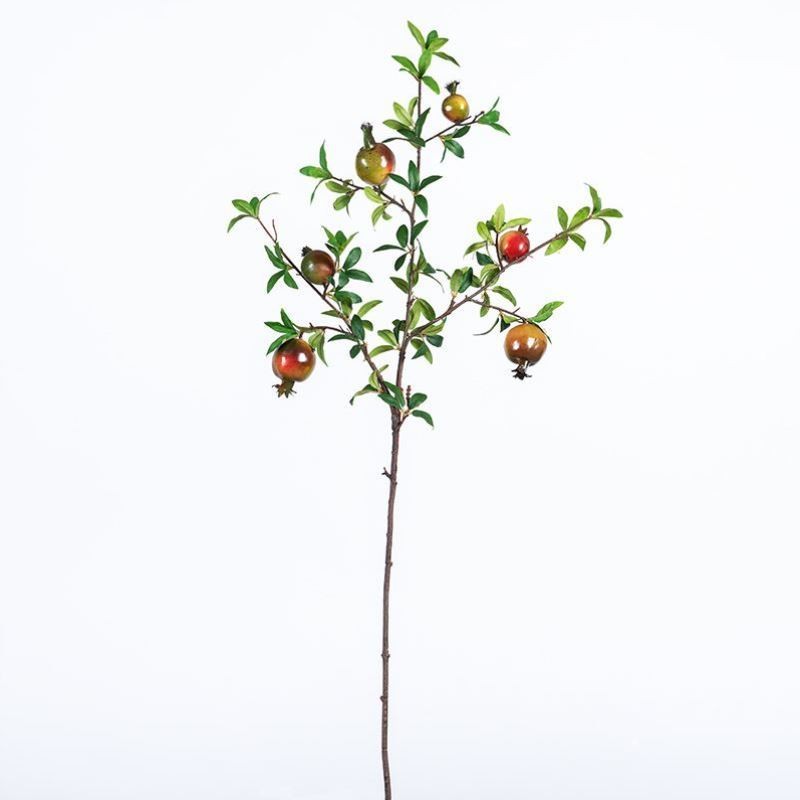石假榴仿真物石榴挂YXA9493件水果装饰品现代手感花果植中式子软