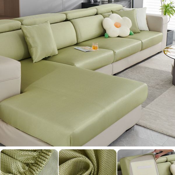 夏季丝弹力沙冰发套罩新款2三024全包型HBW-昭野沙发套防位一贵妃