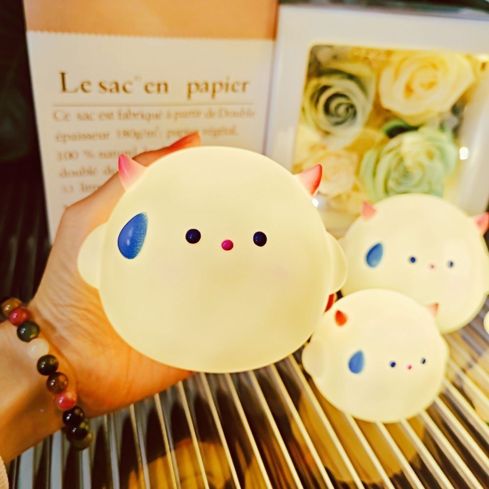 可爱创意件无生日女礼物年怪兽新小夜灯卡通卧室少氛围摆女生朋友