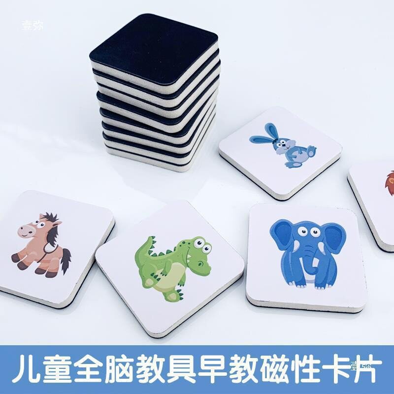 磁性宫格板卡片全脑开发右脑记忆训练照相记忆操作板闪卡全套金属