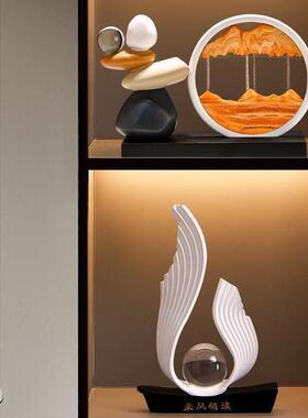 流沙画摆客厅电视柜酒柜玄10247006关奢轻装饰办公件品室