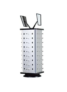 36付44付52付式旋太阳圆眼镜展示台架墨展示LN-GL001道转具镜陈列