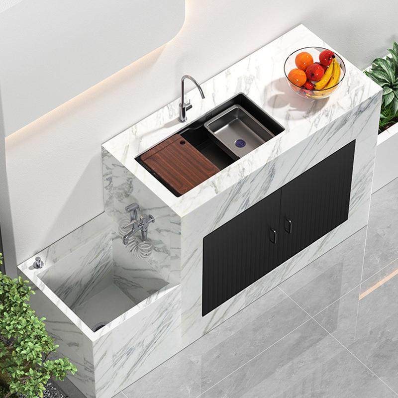 户外庭院岩305板台洗操手台室外别墅花园作把池拖一体盆储物柜,家装主材,台上盆,淘宝优惠券,粉丝福利购,淘宝优惠卷