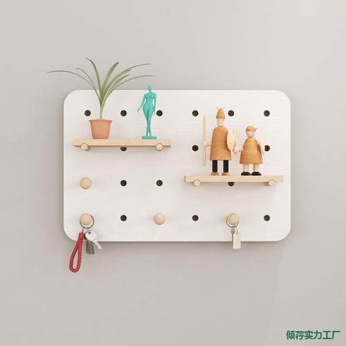 遮挡免装饰画装电箱打表孔遮挡ALALltao饰强木弱电洞洞实置物架盖