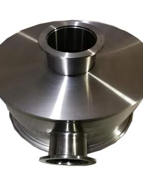 西道安非标空系统管真空品法兰连接件真空管IYC道精密接头成30真4