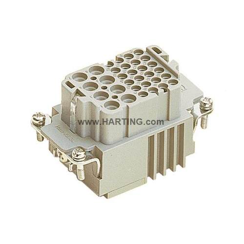 HARTING706-连接器0938032310/1母芯HANK824-F冷压型6A101A原装